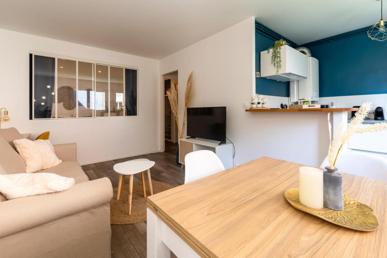 Apartamento HYGGE - Superbe Apt rénové Rouen Gare avec parking privatif Exterior foto