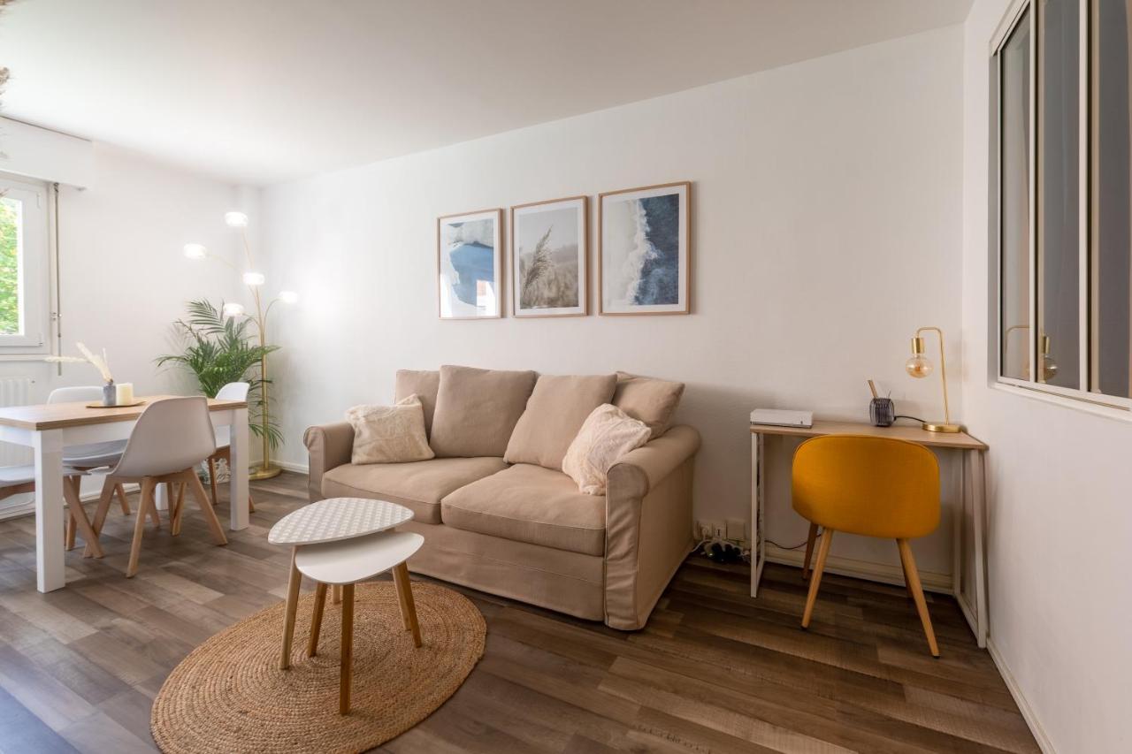 Apartamento HYGGE - Superbe Apt rénové Rouen Gare avec parking privatif Exterior foto