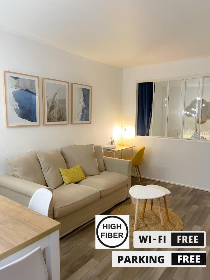 Apartamento HYGGE - Superbe Apt rénové Rouen Gare avec parking privatif Exterior foto